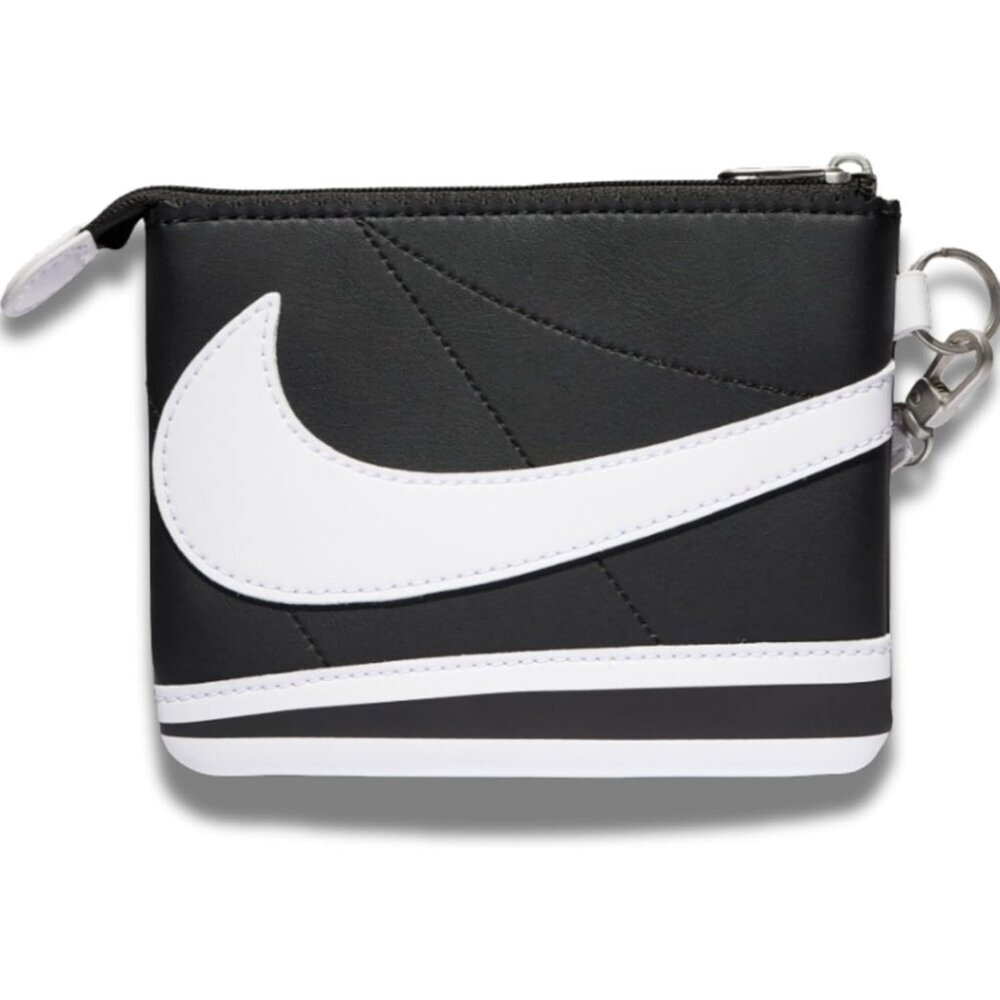 Cortez Wristlet Black White Streetwear Compact Unisex Fashion Accessory